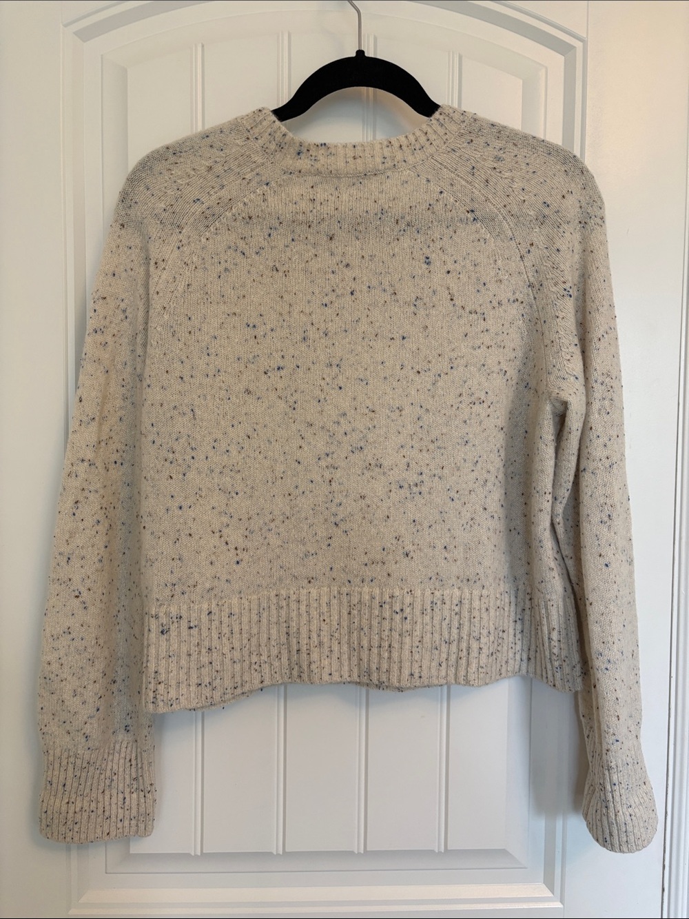 Everlane Cashmere Boxy Crew Sweater in Leslie Donegal Small - EUC - Picture 6 of 7